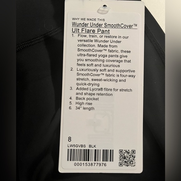 Lululemon Flare Pant Size 8 NWT - Picture 3 of 6